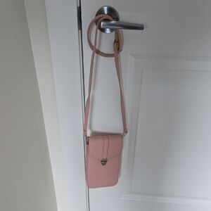 Elegant Pink Crossbody Bag